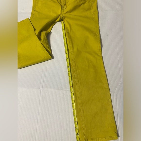 Tory Burch Women's Lime Straight Leg Jeans - Picture 11 of 16